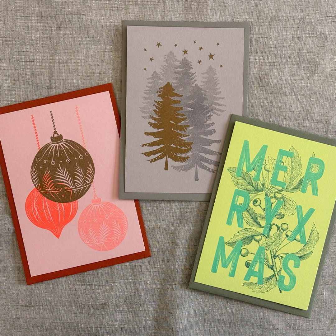 Set Weihnachtskarten Gmund Papier