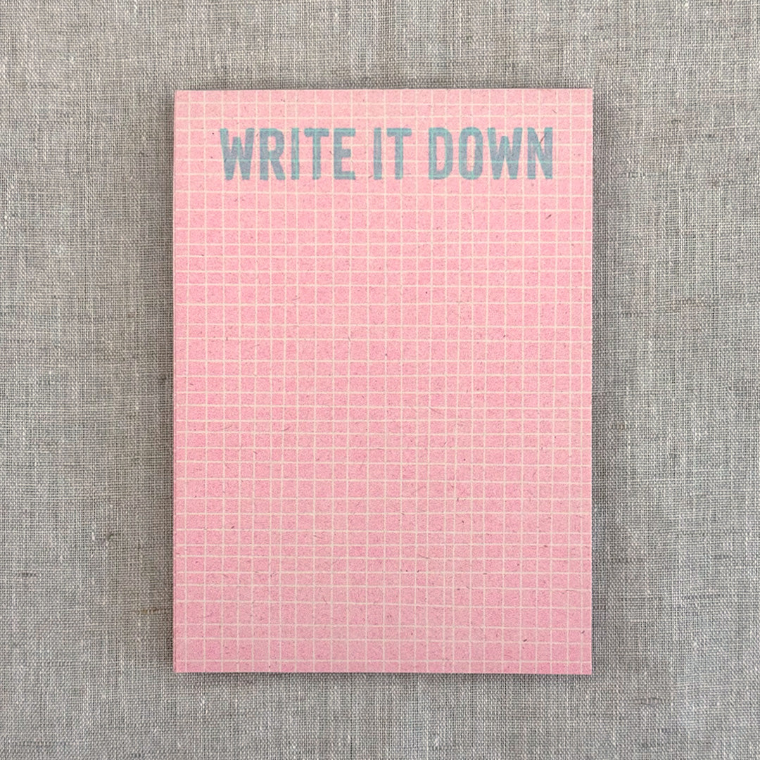 Notizblock Write it down / Risodruck / Togethery