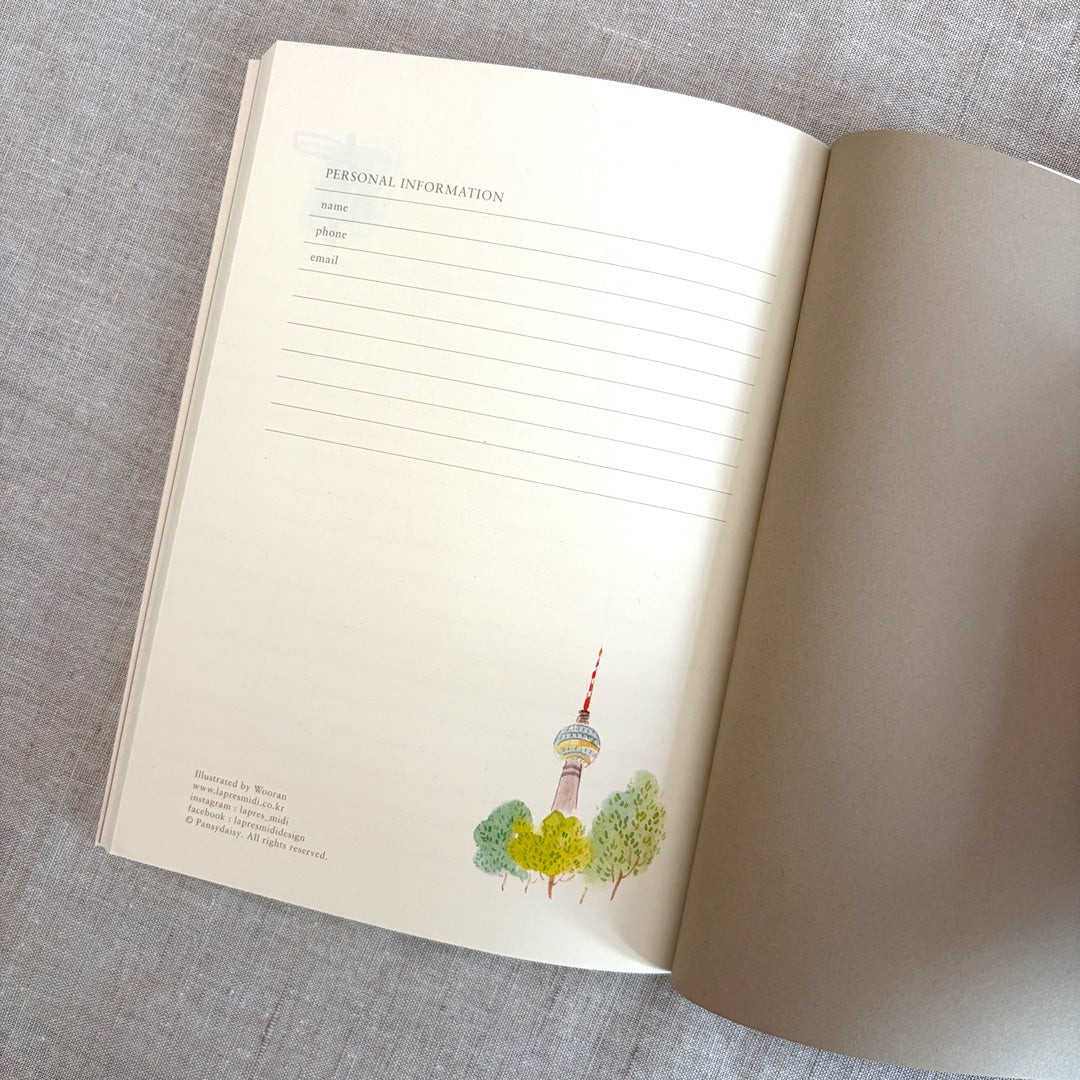 Notizbuch / Travel Journal /  Berlin
