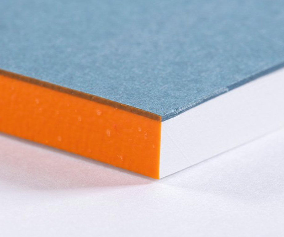 Gmund Letterpress Daily Planner - Neon orange/blau