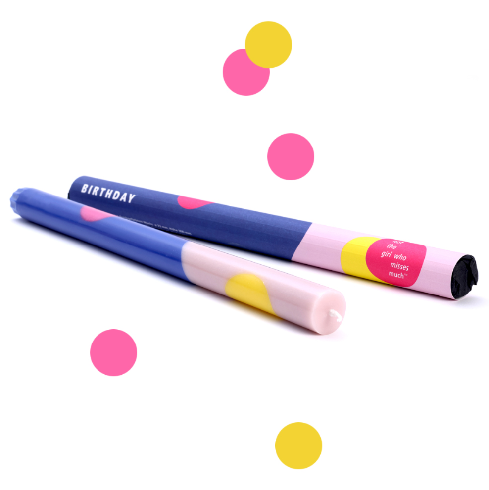 Lange Kerze / BIRTHDAY