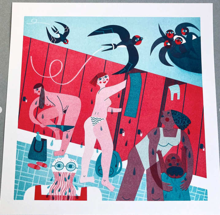 Art Print / 30x30 / Prinzenbad Kreuzberg