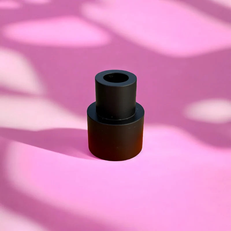 dipper tube kerzenständer schwarz / pink stories