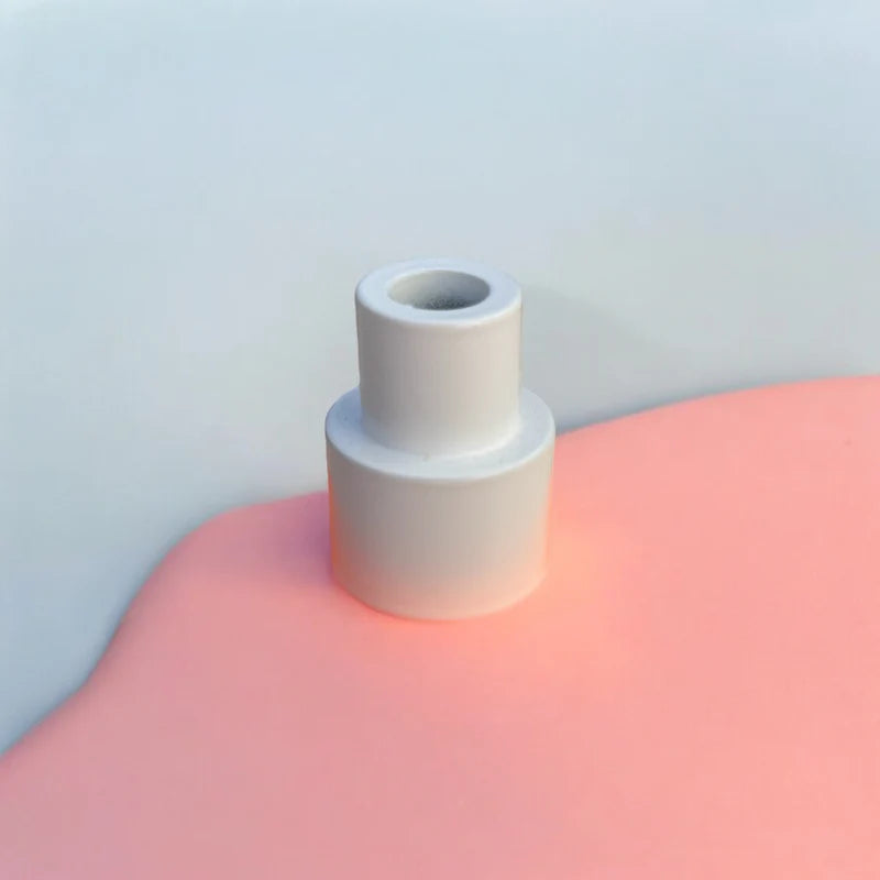 dipper tube kerzenständer weiss / pink stories