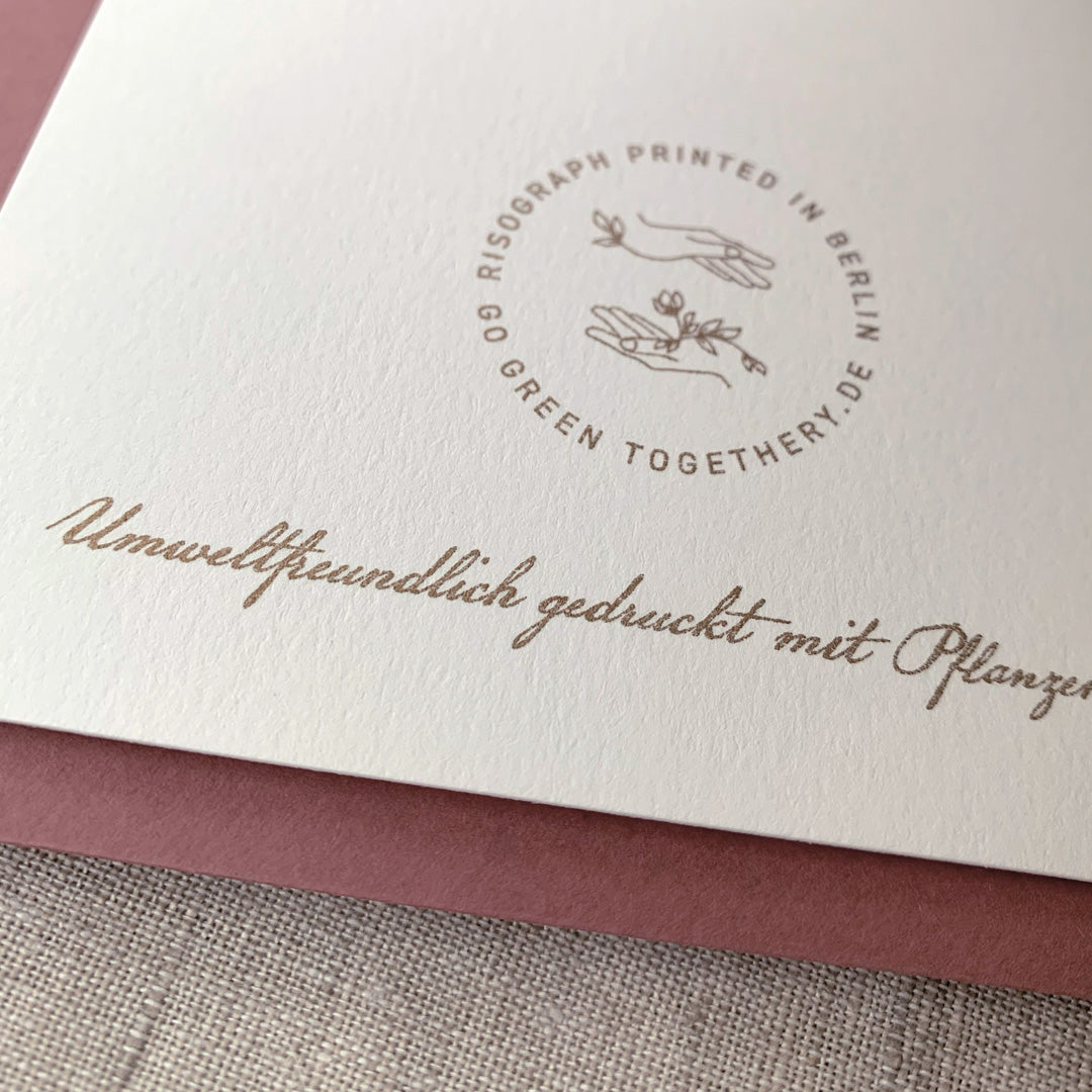 Wedding Cards / For every couple / Natural paper