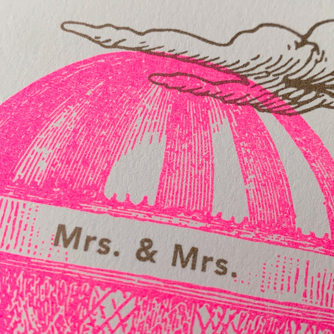 Wedding Cards / Hot Air Balloon / Natural Paper