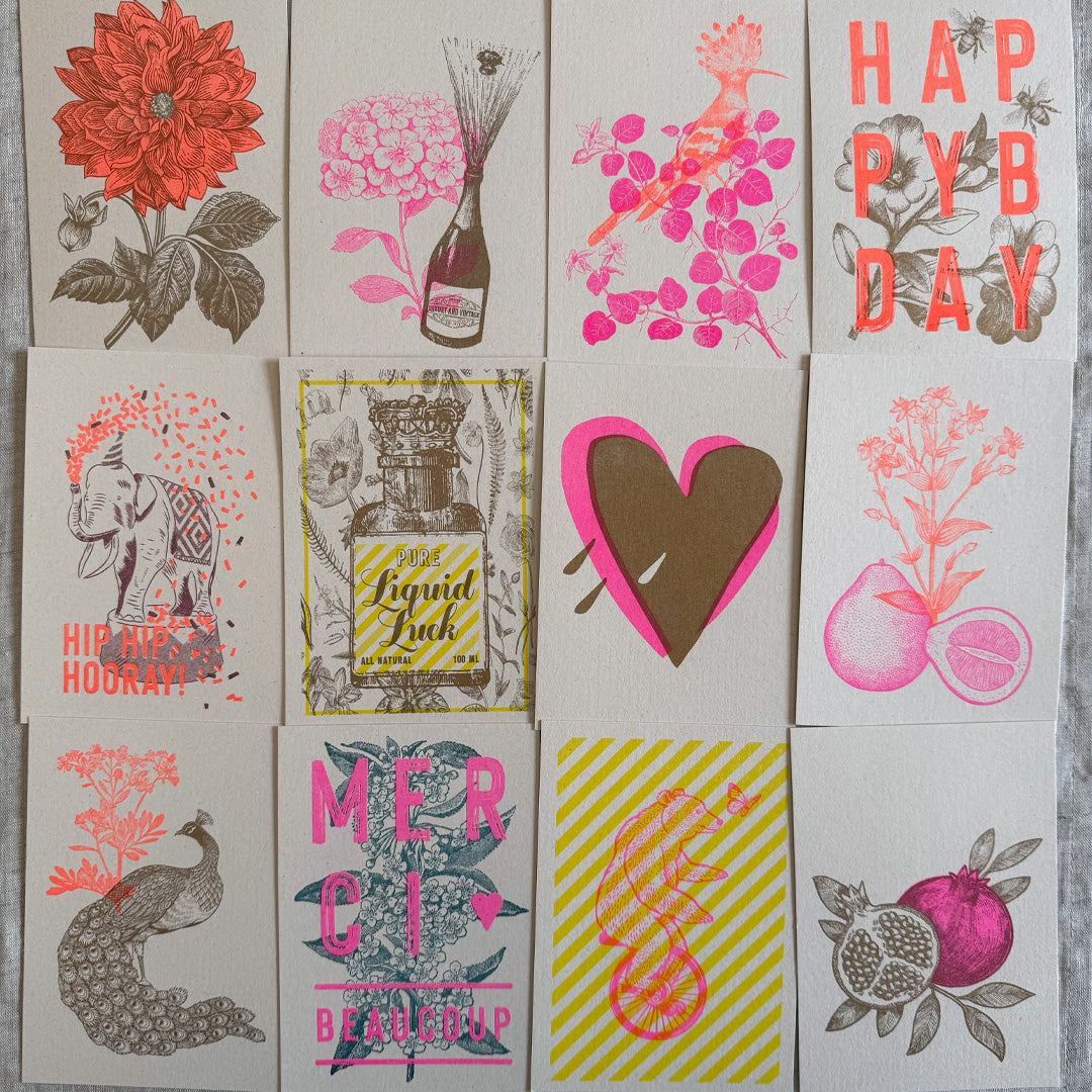 Postkartenbox mit 24 Karten / Für jeden Anlass