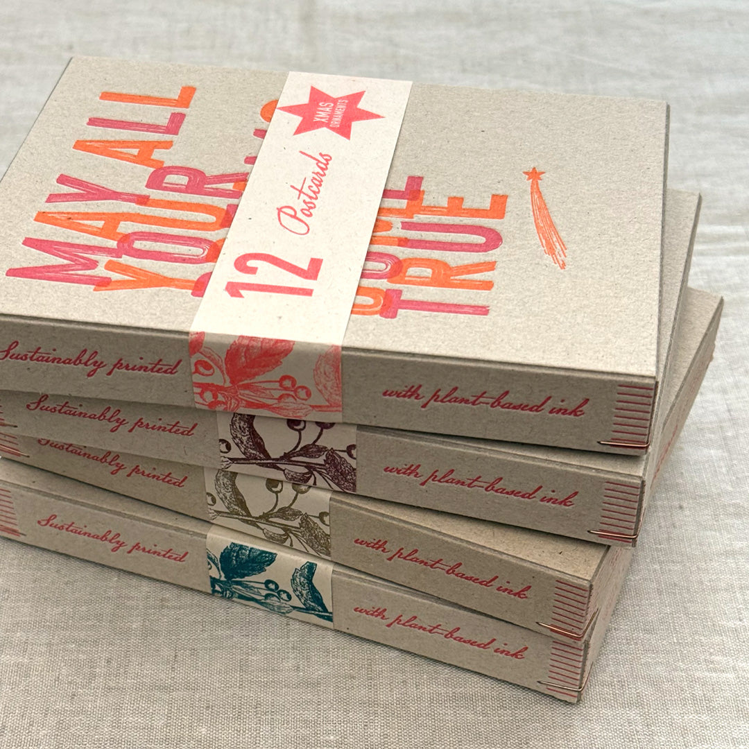 Postkartenbox mit 12 Karten / Vintage Love