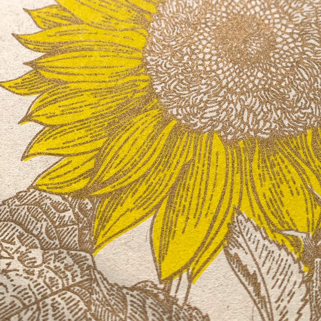 Postkarte / Sonnenblume - Togethery