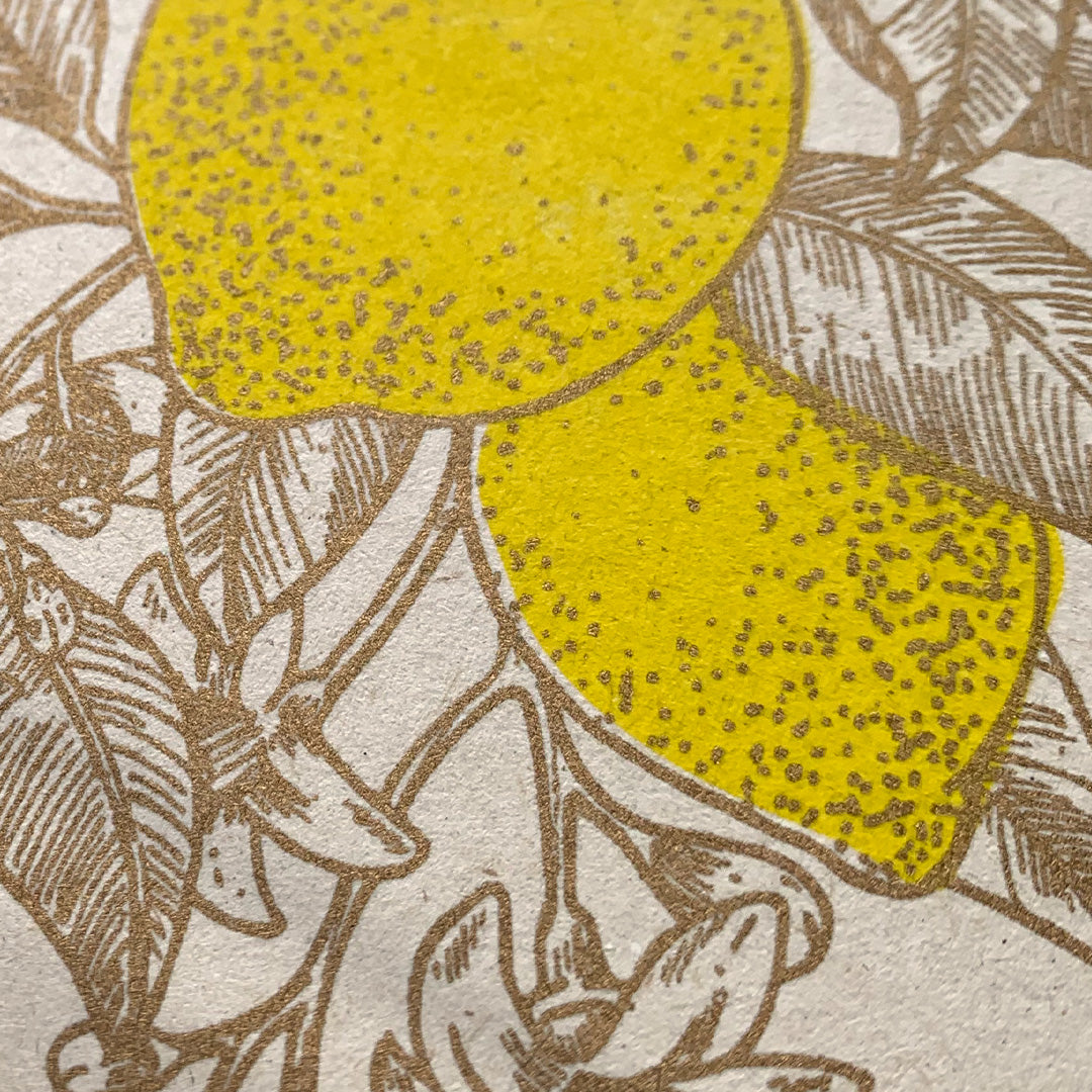 Postkarte / Zitronen - Togethery