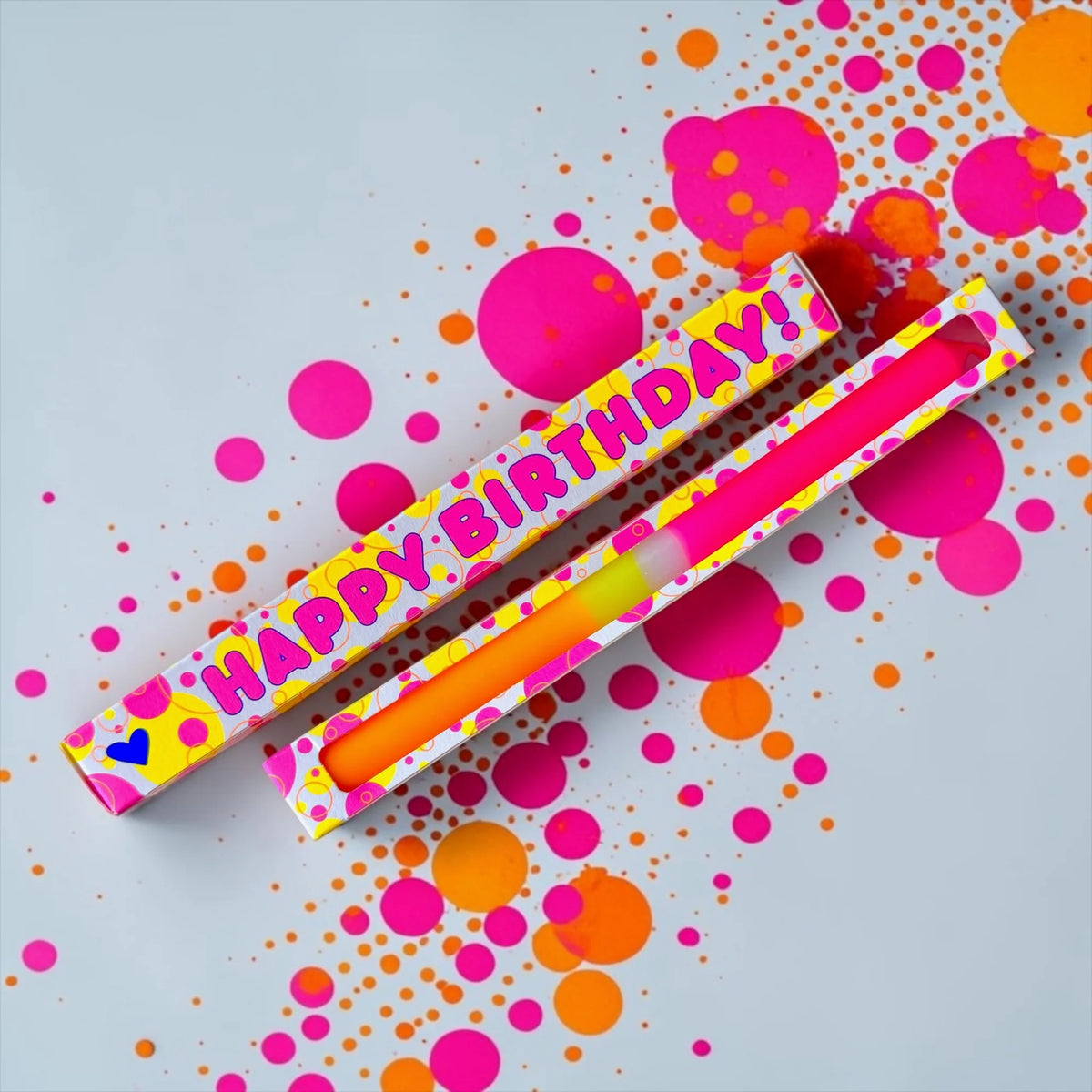 Stabkerze Happy Birthday von Pink Stories