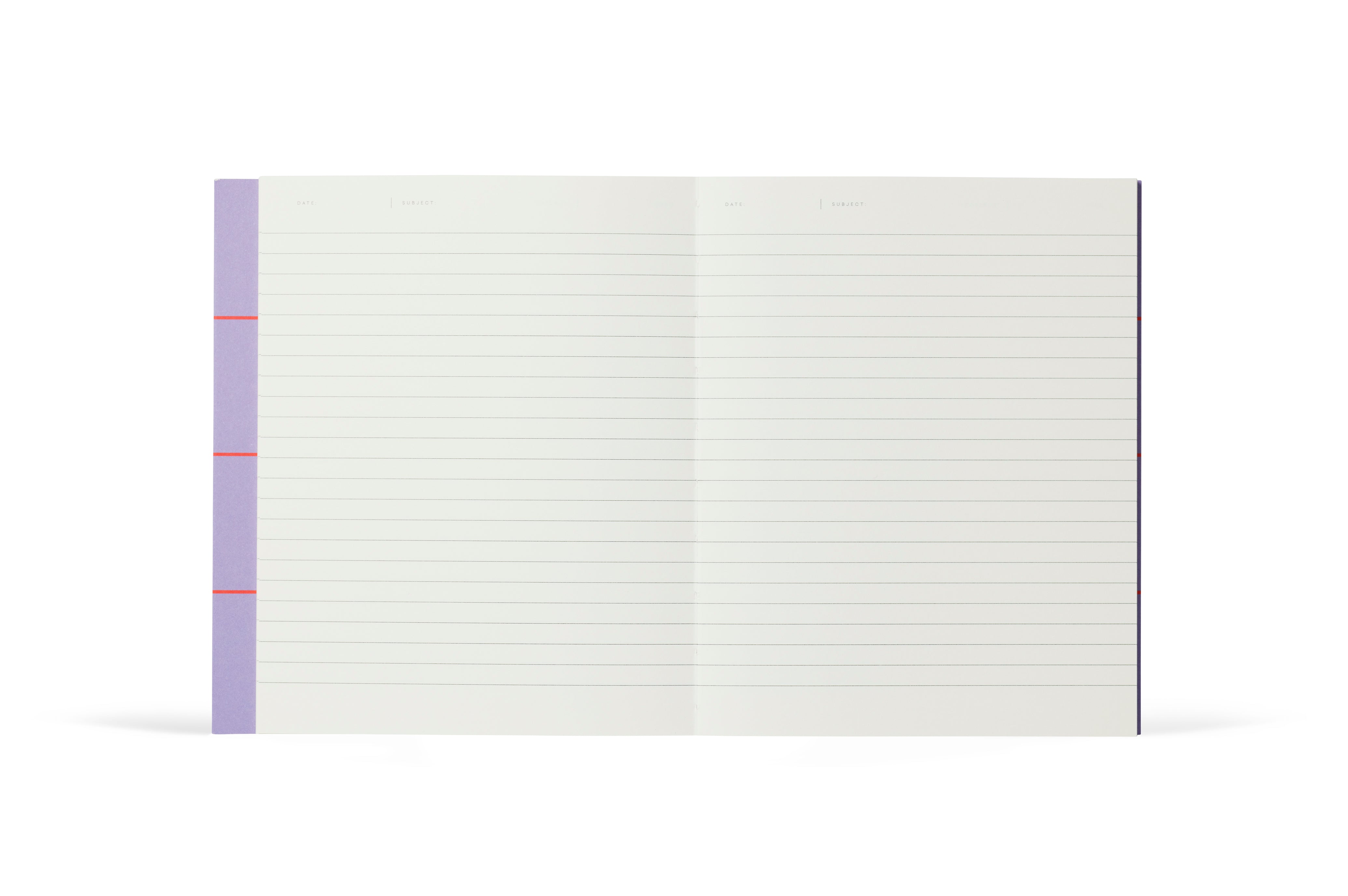 UMA Notizbuch, Medium - Lila Karo