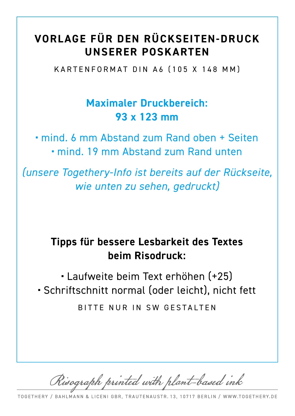 Einladungskarte personalisiert / Typo / Einladung / Premium Gmund Papier