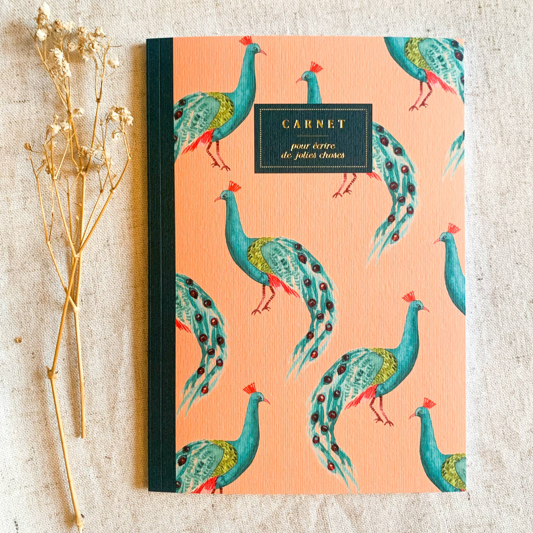 Notizbuch / A5 / Pfau