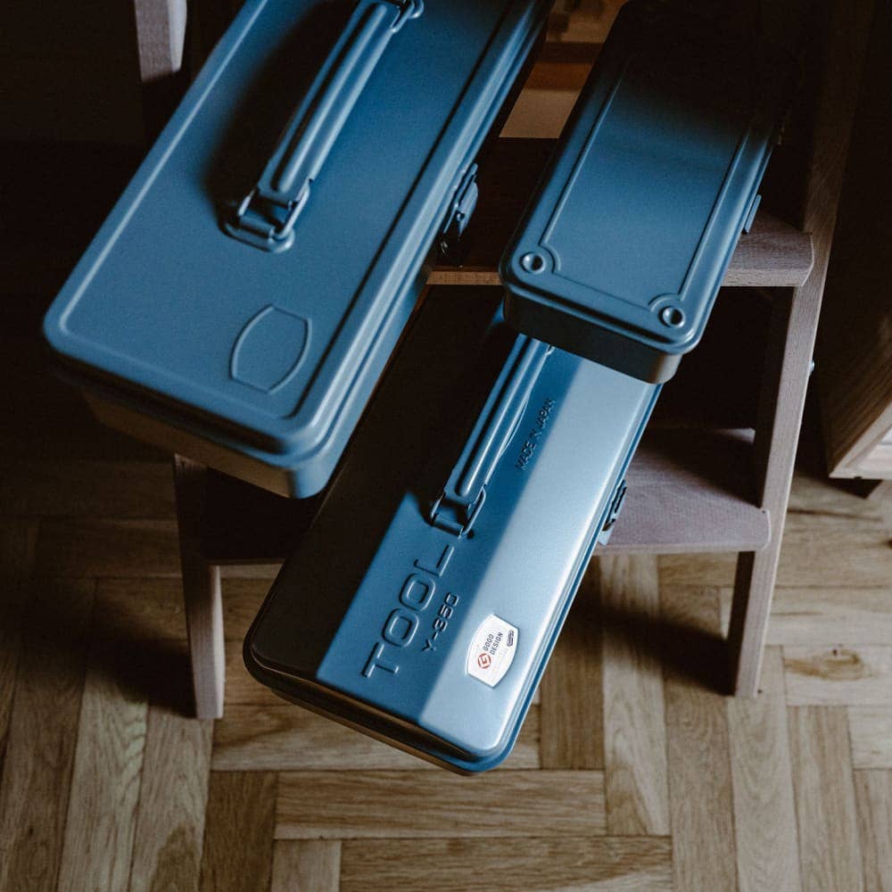 Toyo Steel / Werkzeugkasten Y 350 / Blaugrau