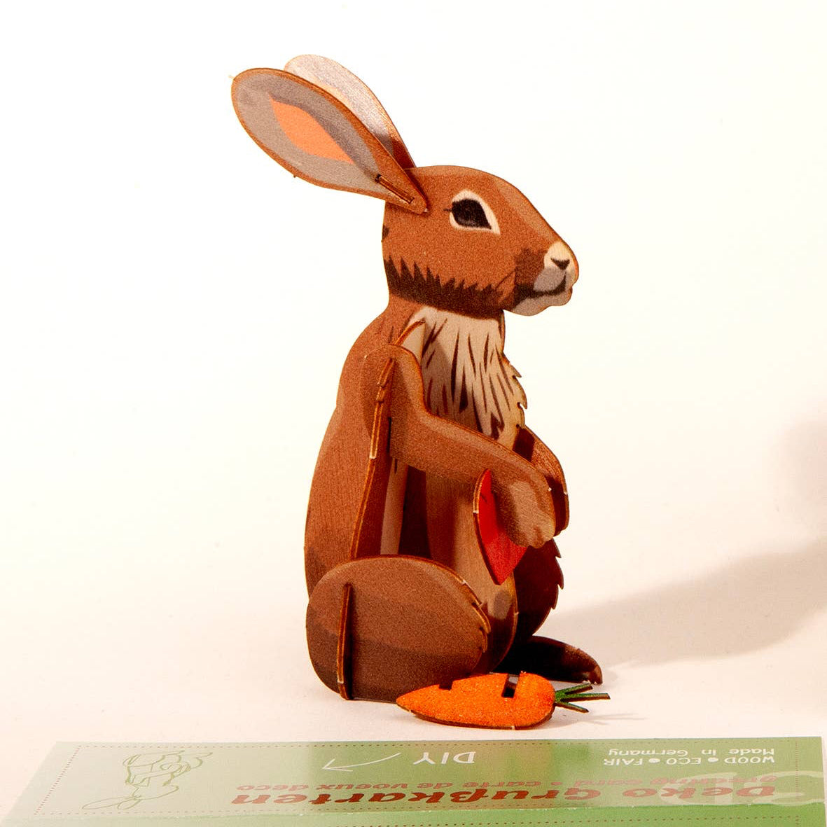 Hase – 3D Deko Grußkarte