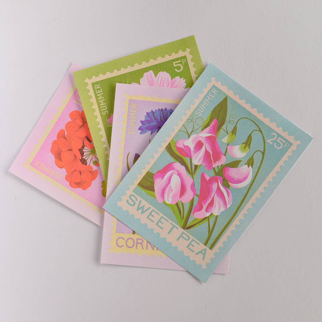 Riso Art Print / A5 / Süße Erbse / Briefmarke