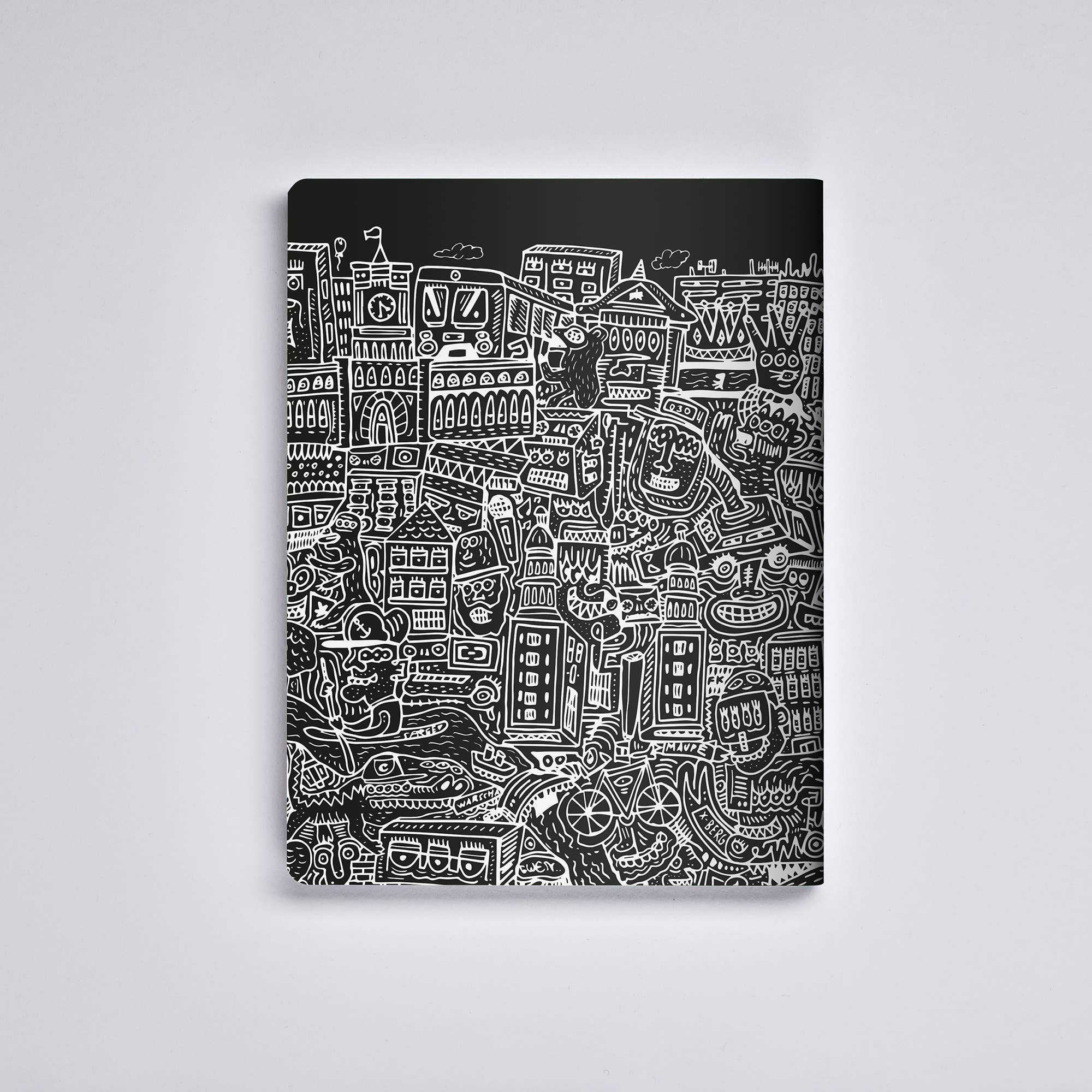 Berlin - Notizbuch Graphic L | A5+ | 3,5mm Punktraster |