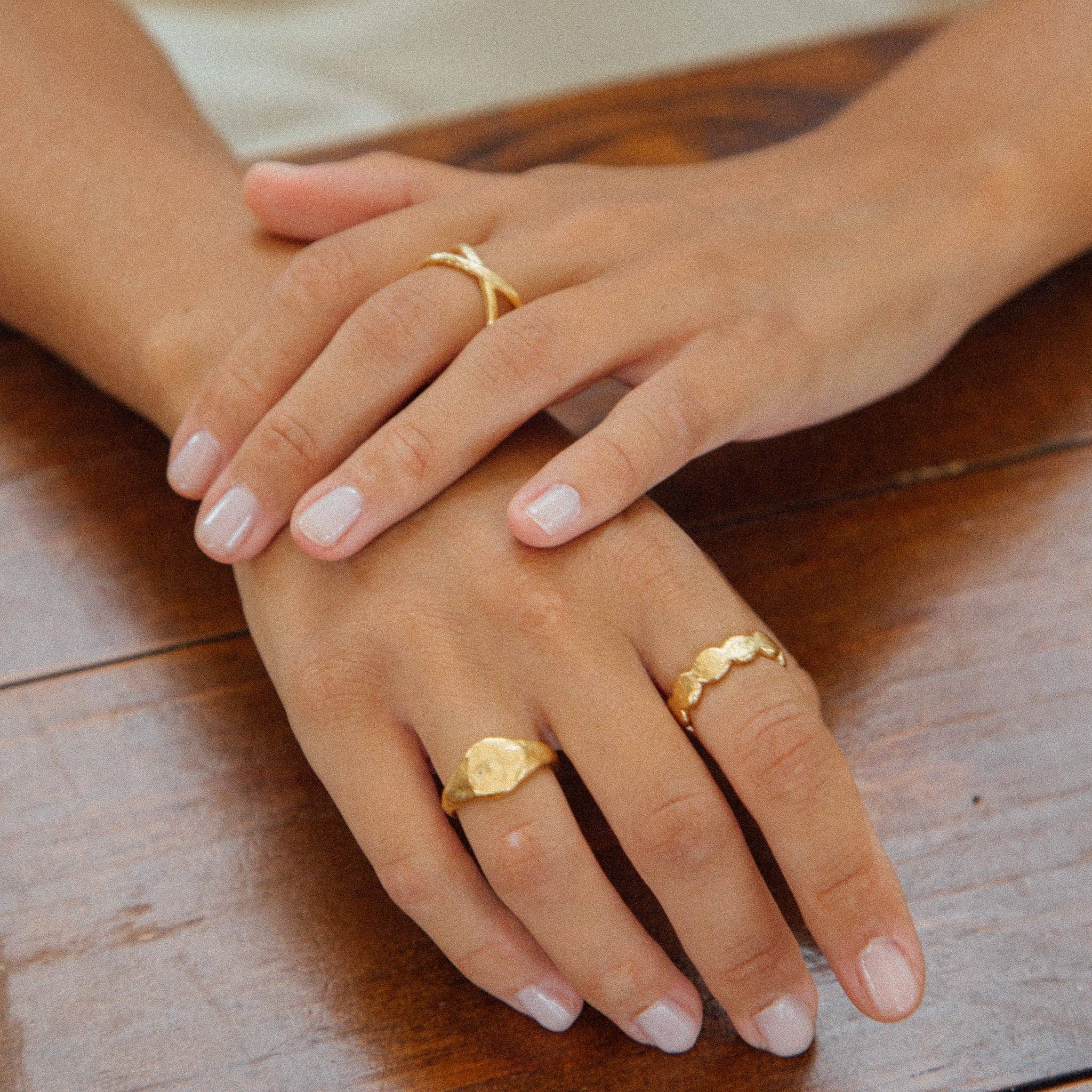 Pilar Ring / Schmuck / Gold / Geschenk / Wasserdicht