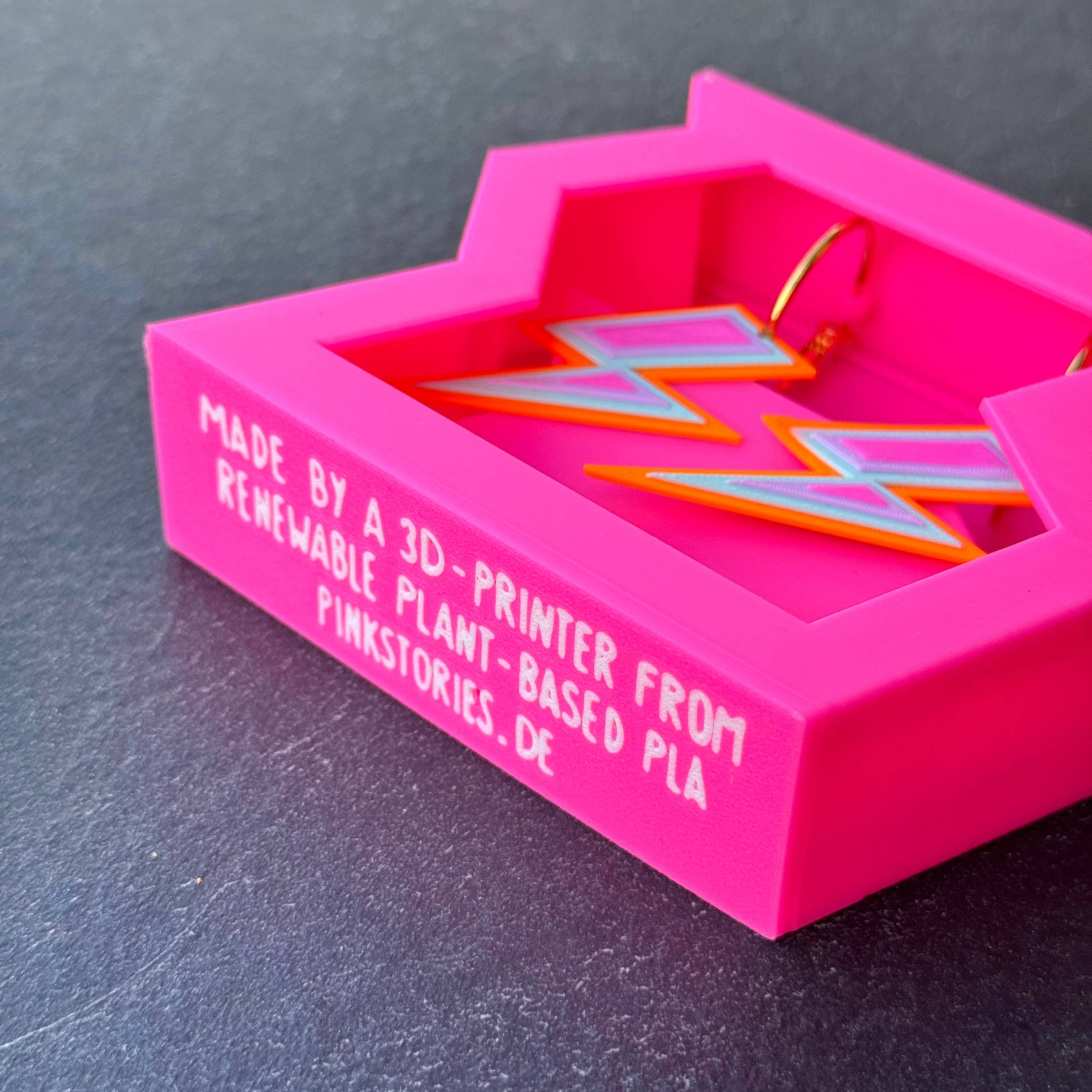 FLASH – Ohrringe Rosa  Blitz