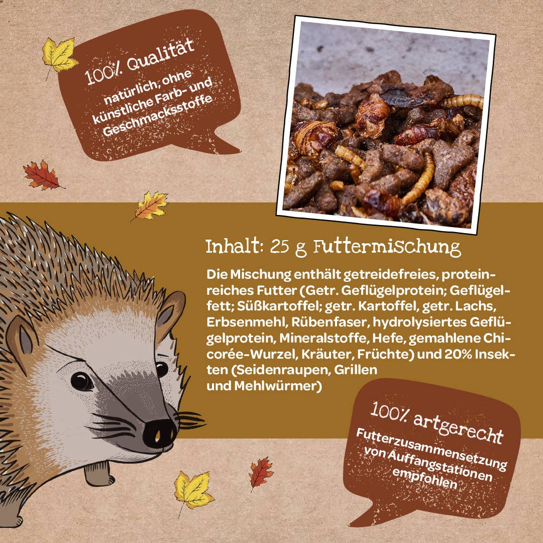 Kleine Mahlzleit für Igel