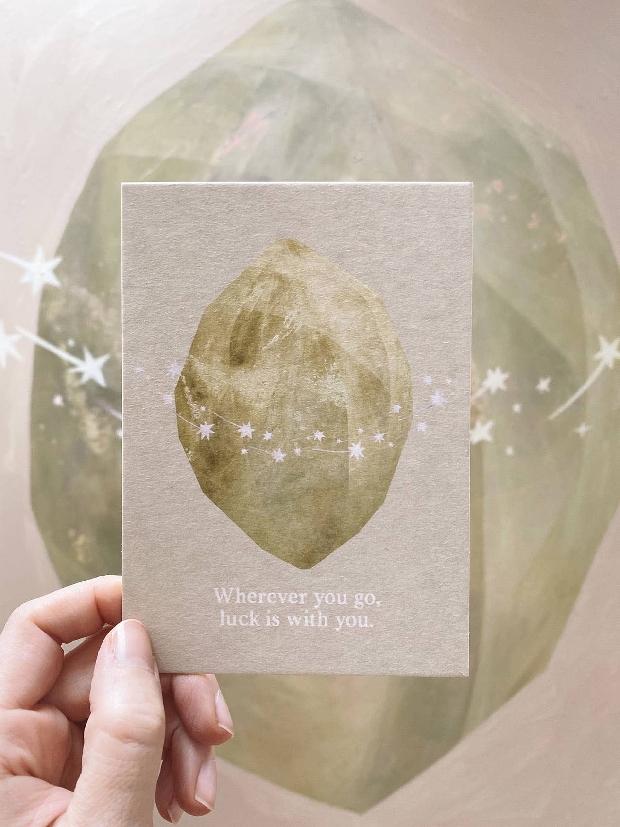 Anna Cosma / Wherever you go, luck is with you / Postkarte