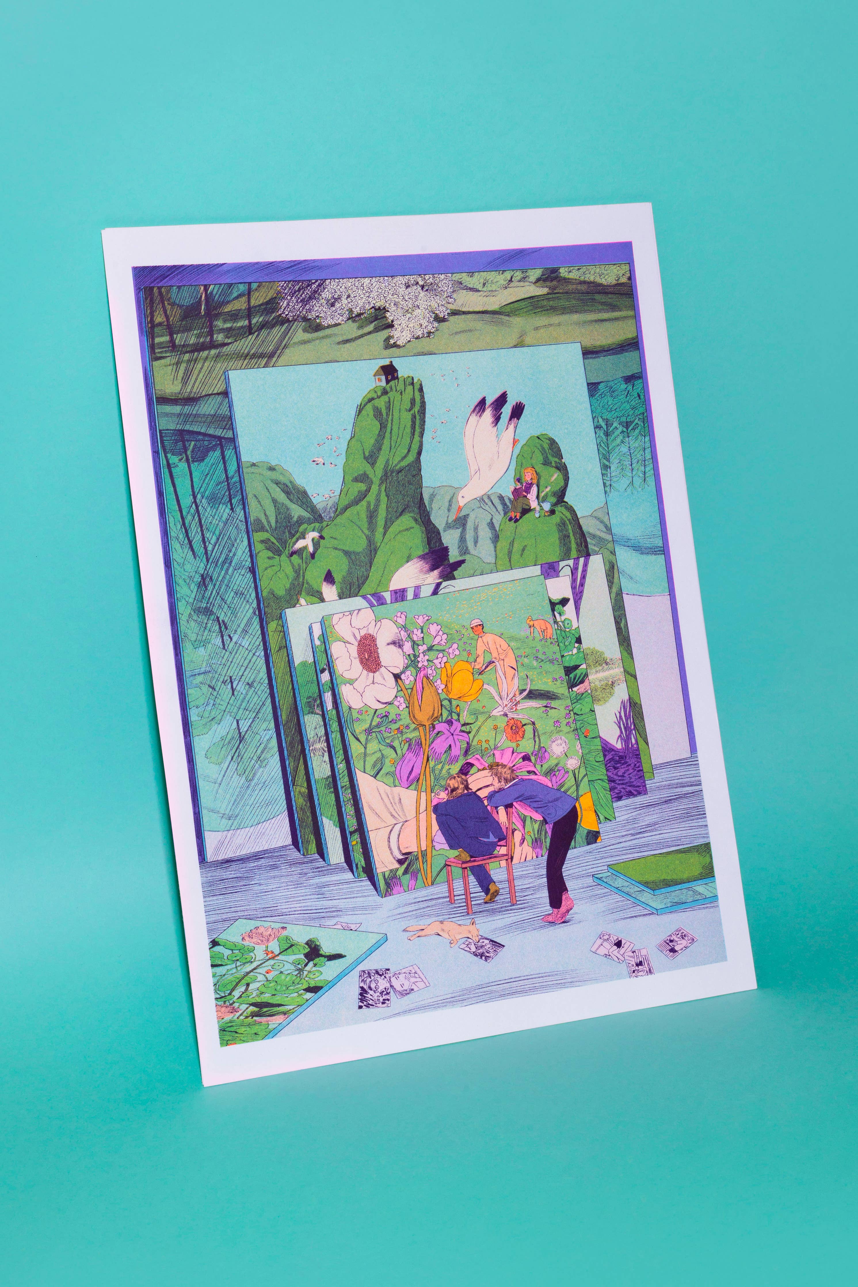 Art Print / Das Atelier des Malers / Karlotta Freier