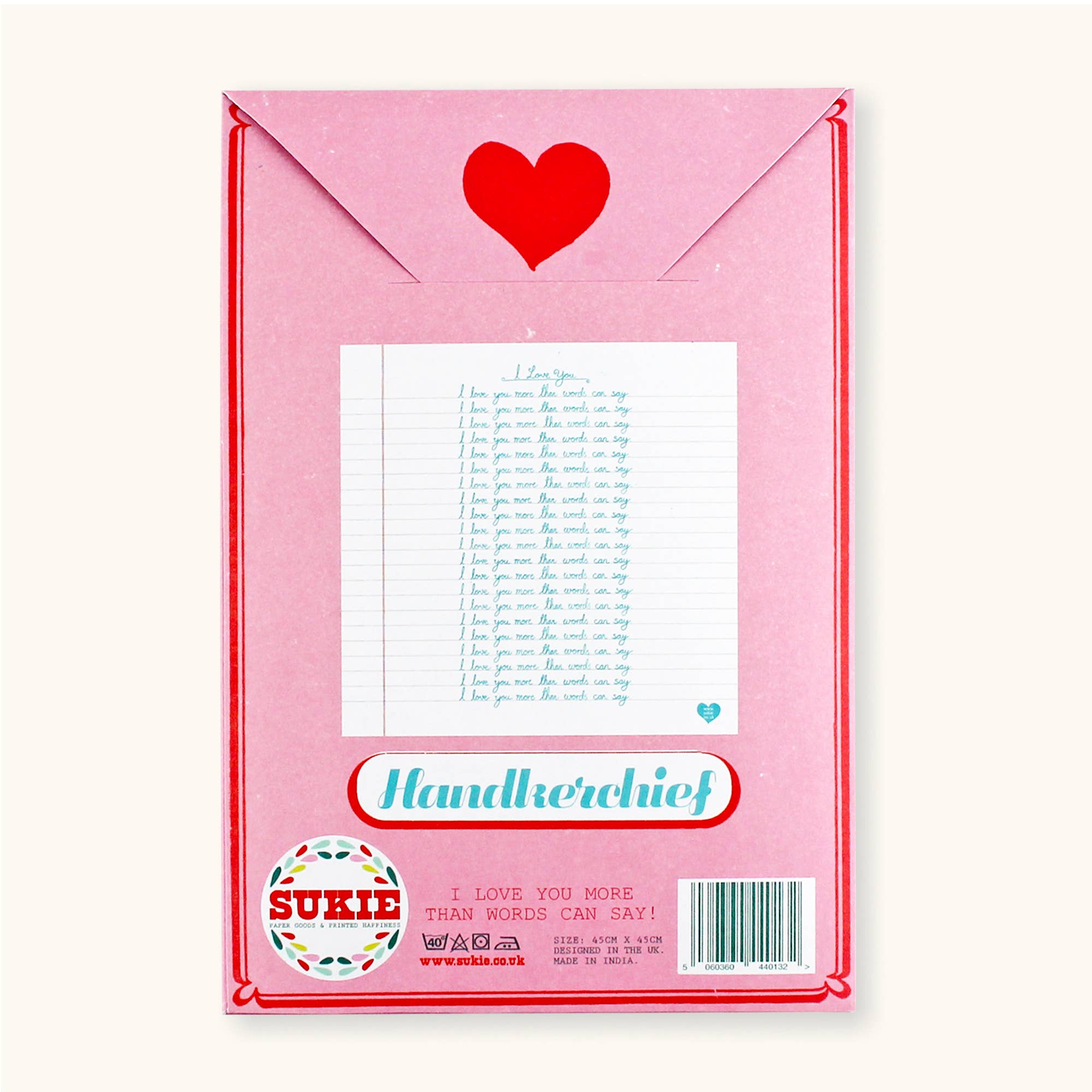 I love You-Taschentuch / Einstecktuch / Halstuch / Bandana