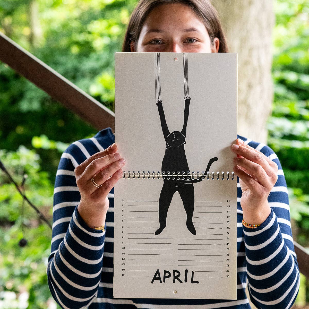Geburtstagskalender mit monatlichen Illustrationen von helen b - Togethery
