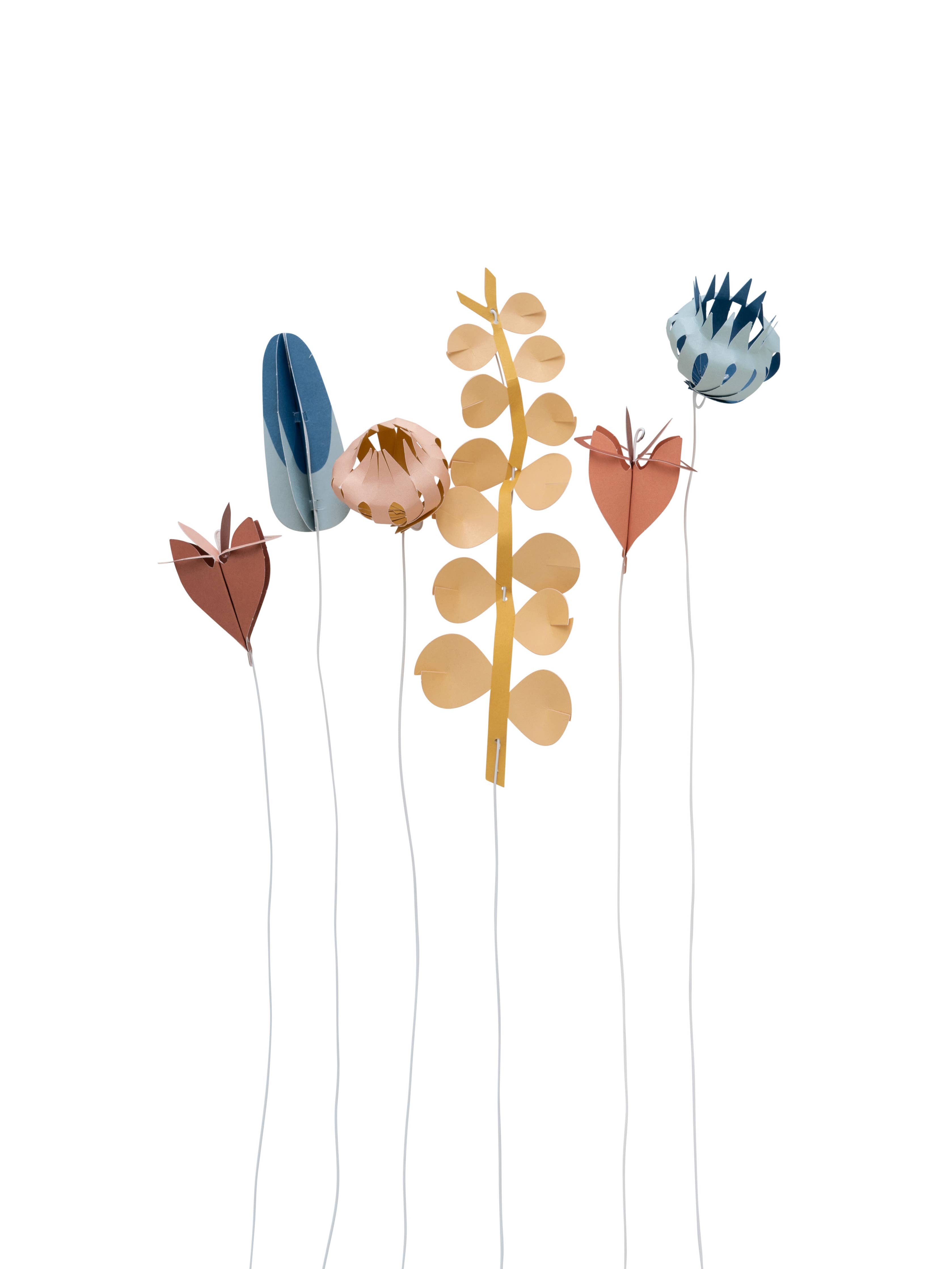 DIY-Strauß aus Sommerblumen - klein (6 Stück)