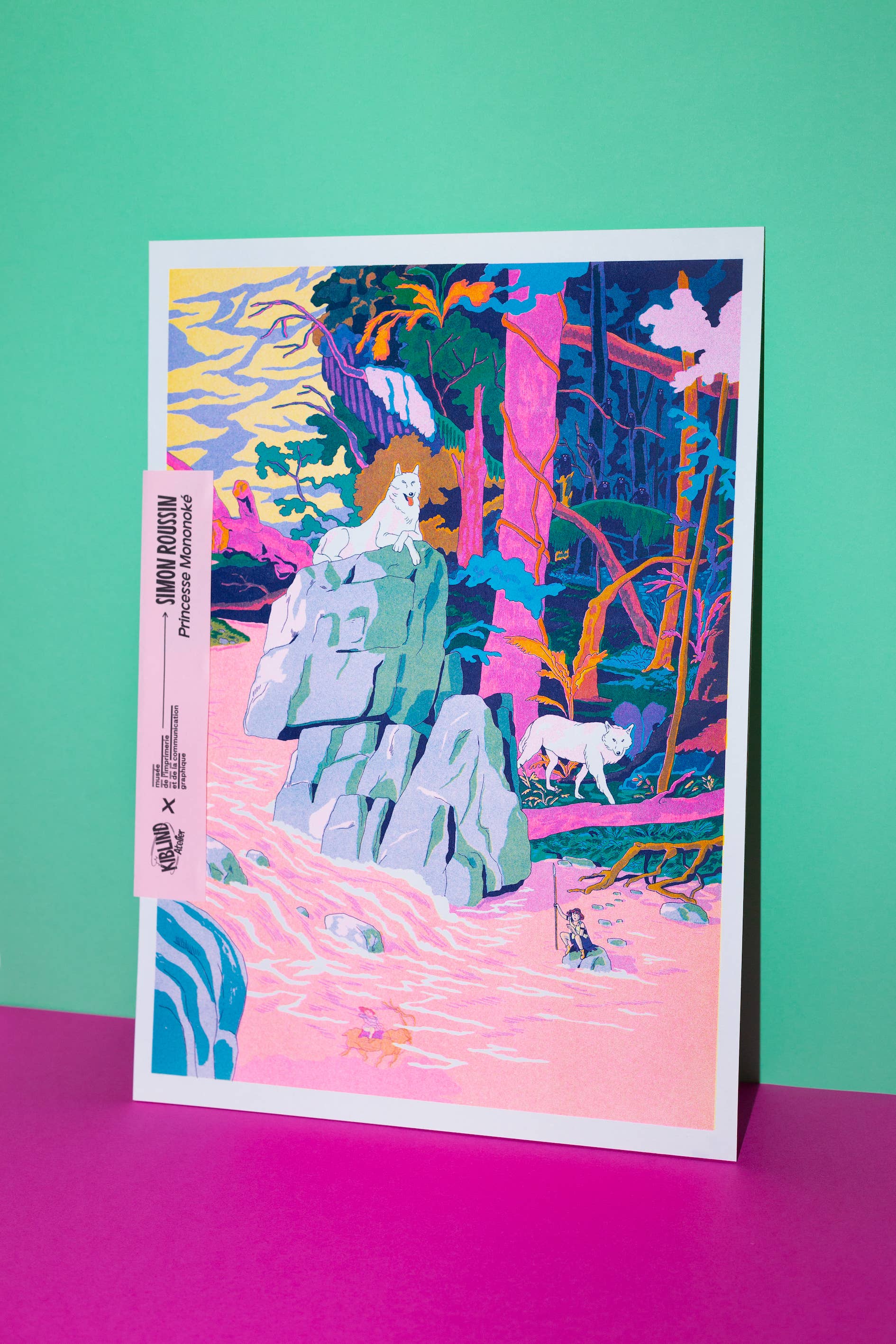 A3-Poster – Miyazaki – Prinzessin Mononoke – Simon Roussin - Togethery