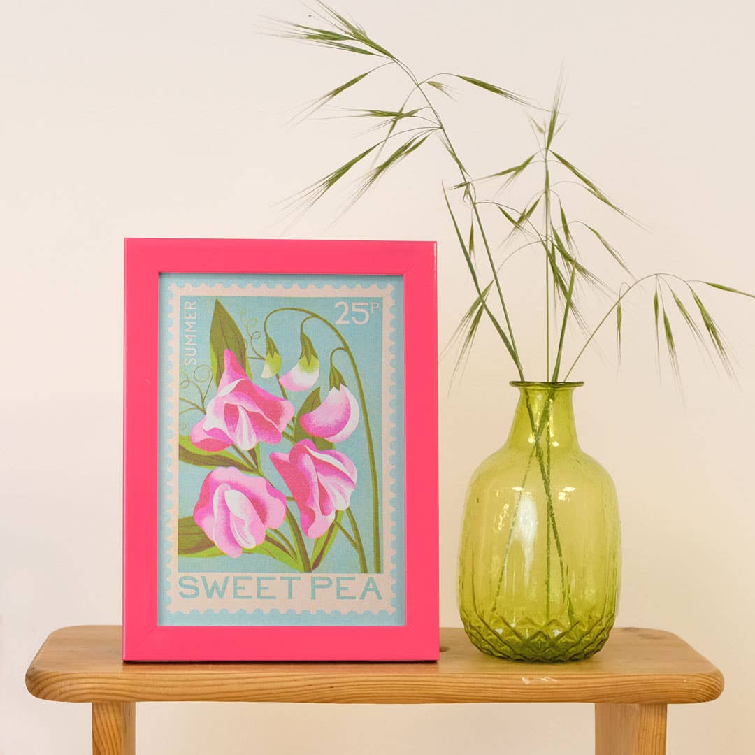 Riso Art Print / A5 / Süße Erbse / Briefmarke