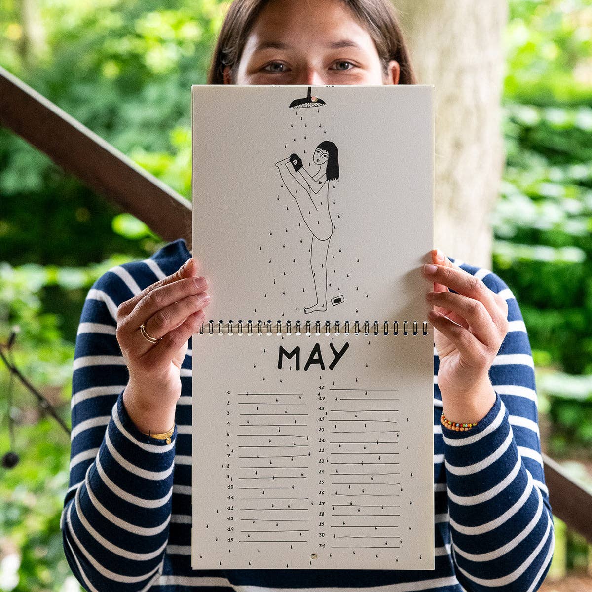 Geburtstagskalender mit monatlichen Illustrationen von helen b - Togethery