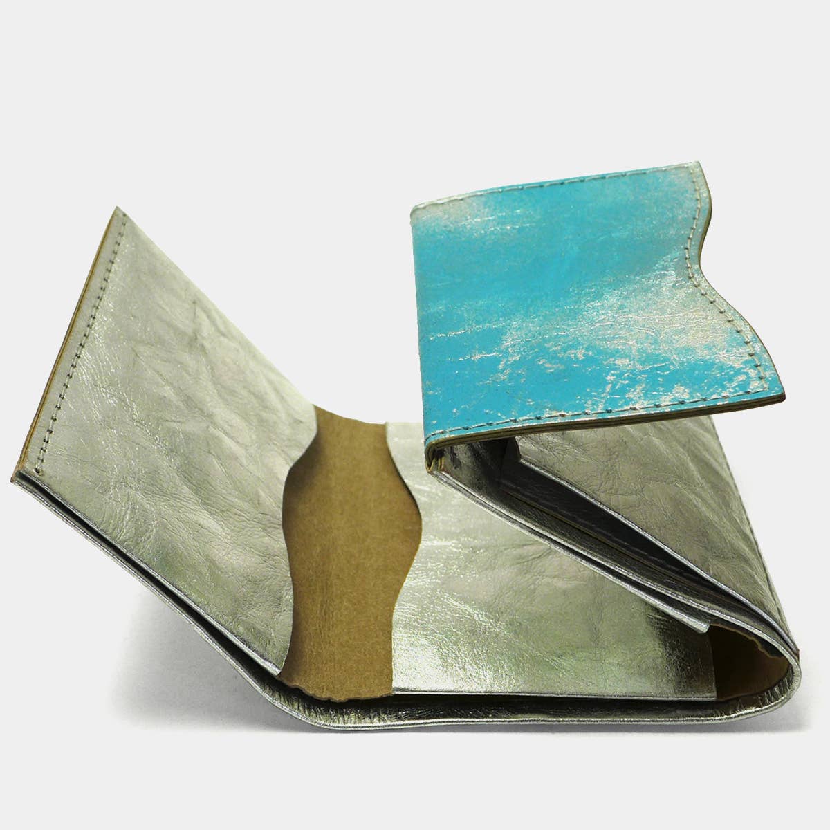 Portemonnaie / Minimal Wallet Silver Sky / aus Papier