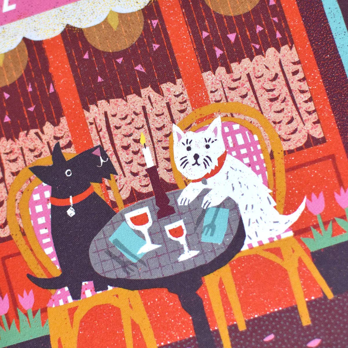 Love Cafe / gestanzte Karte