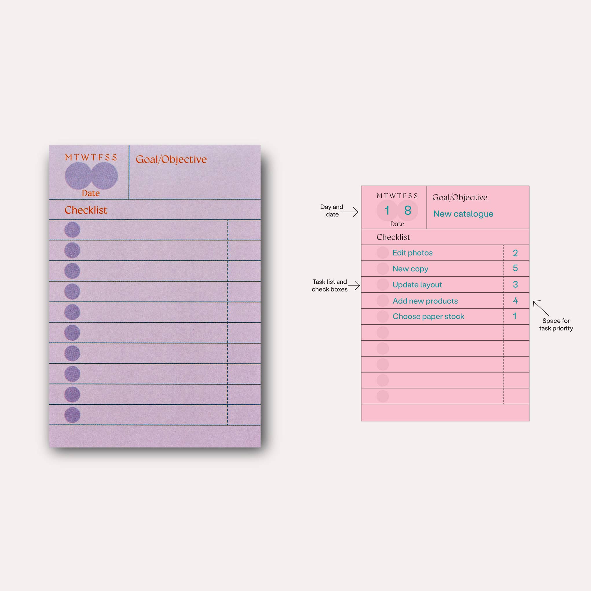 Haftnotizen / Checkliste - Togethery