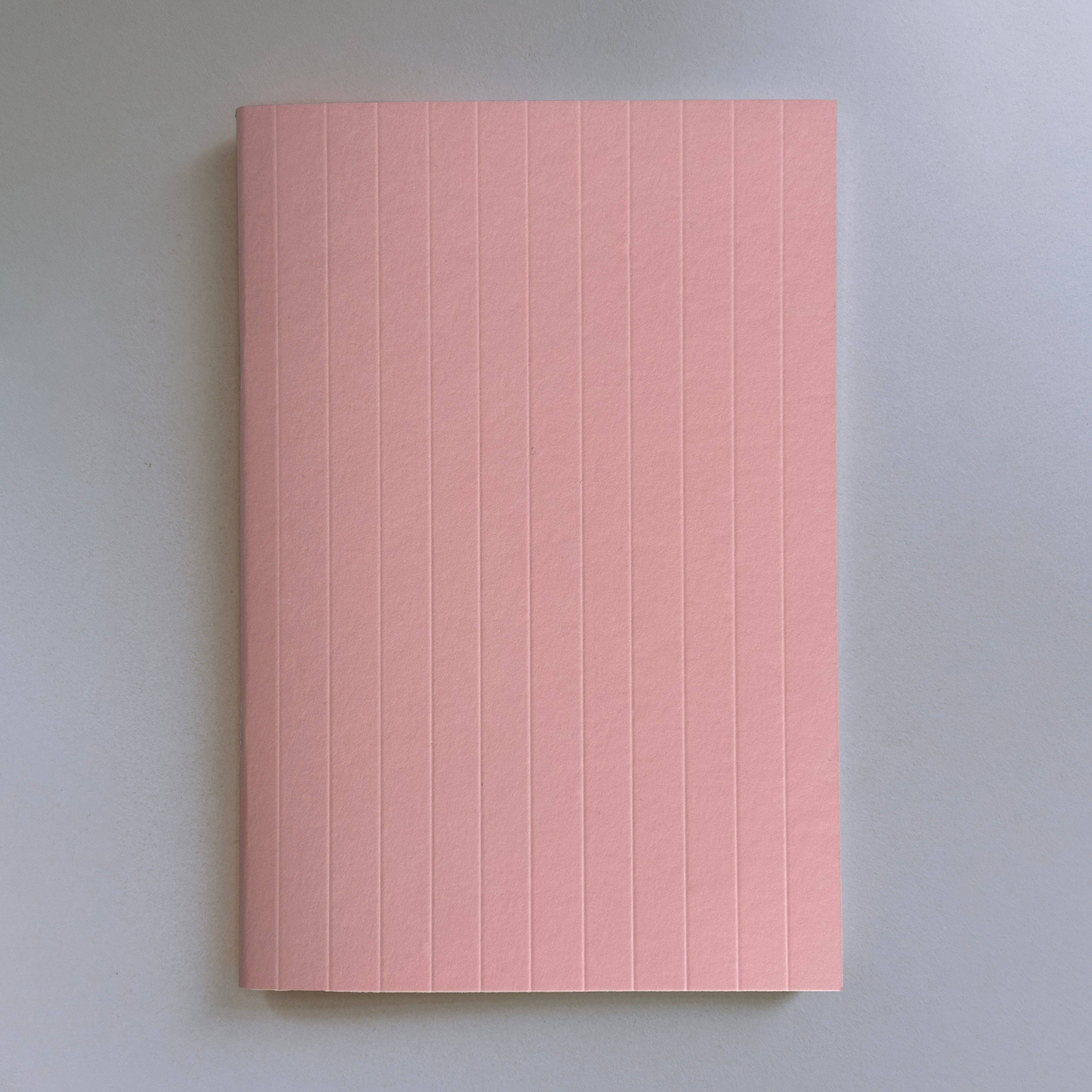 Grid Powdered Pink Notizbuch