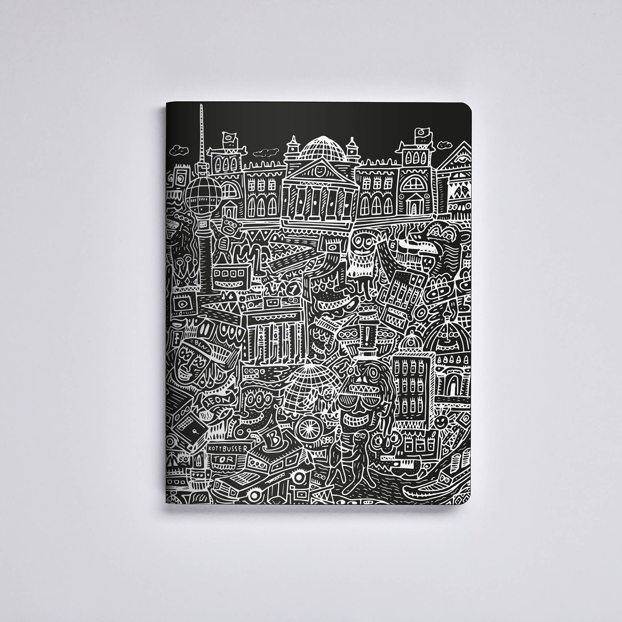 Berlin - Notizbuch Graphic L | A5+ | 3,5mm Punktraster |