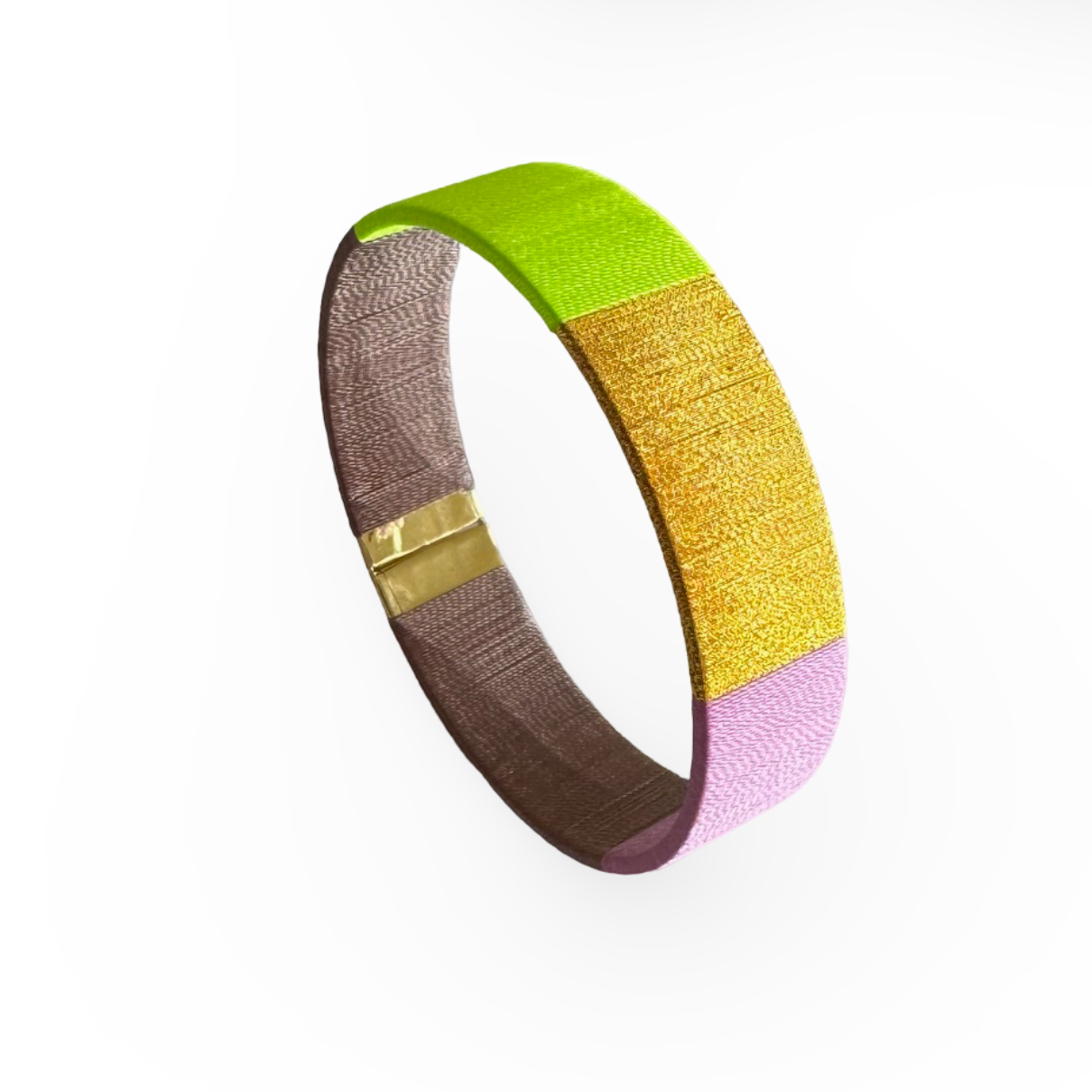 Fluo Gelb Lila und Greige Schilfrohr Tao - Togethery