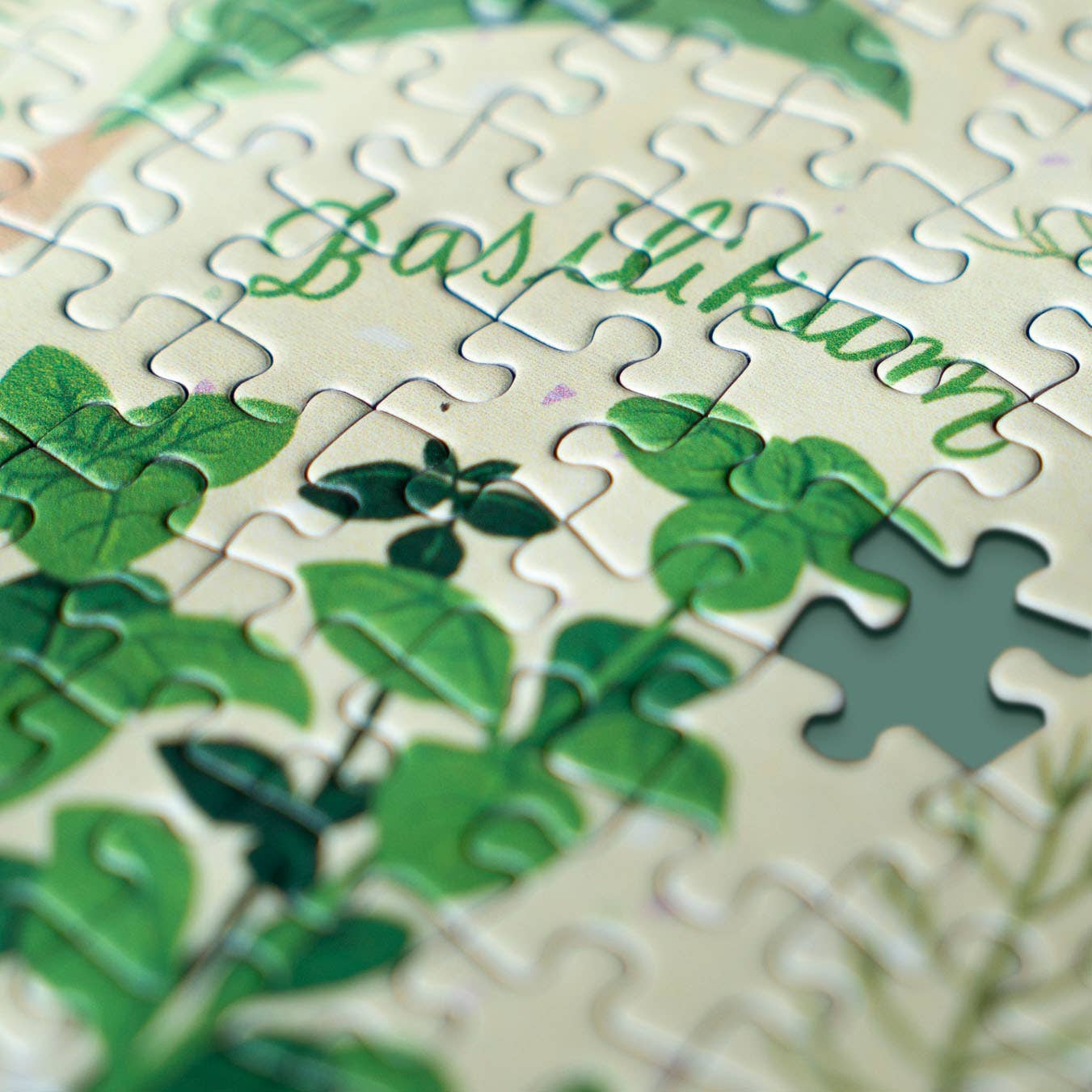 Kräutergarten Puzzle / 1000 Teile / Küchenkräuter & Wildkräuter / illustriert von Susann Hoffmann