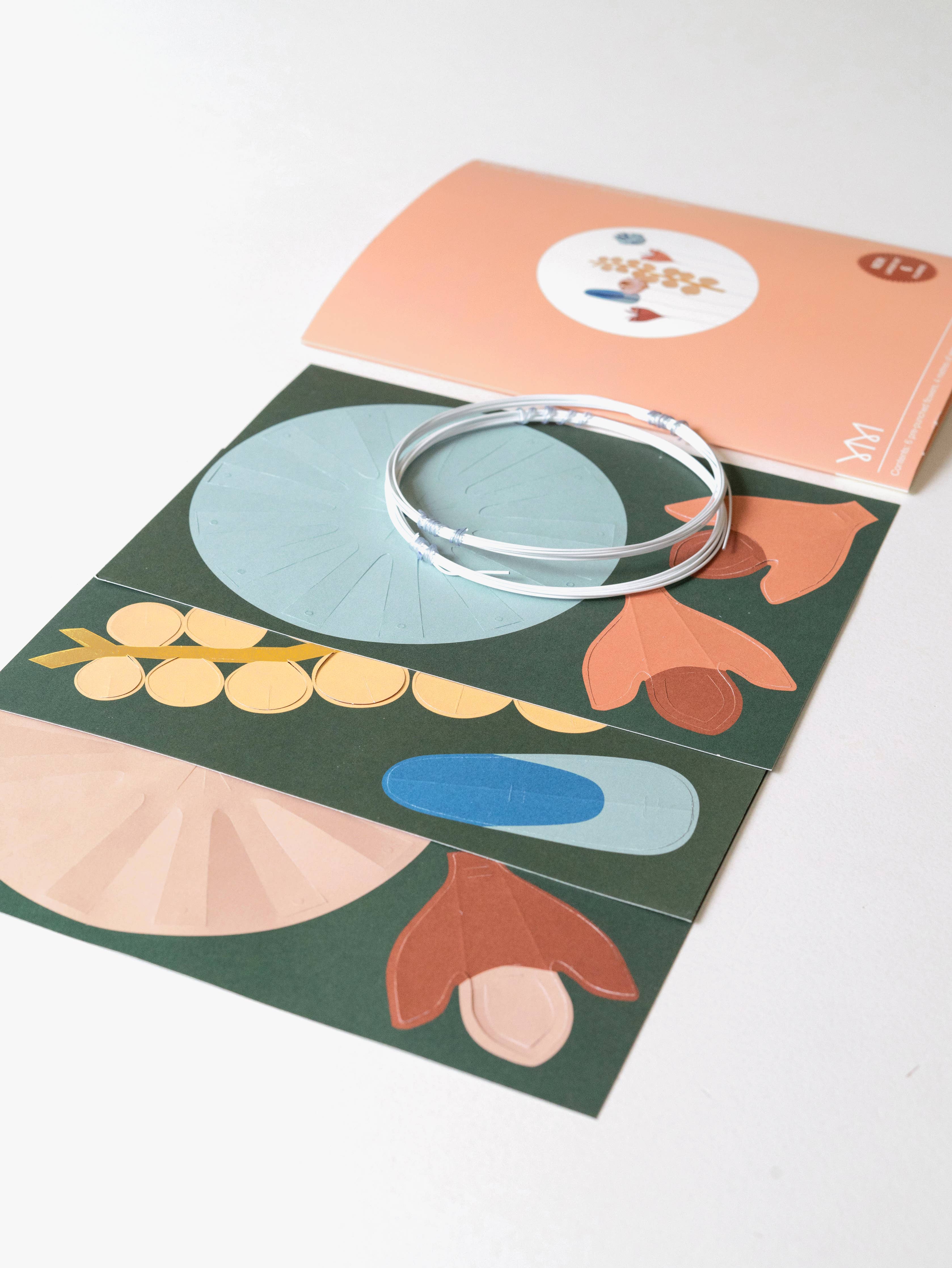 DIY-Strauß aus Sommerblumen - klein (6 Stück)