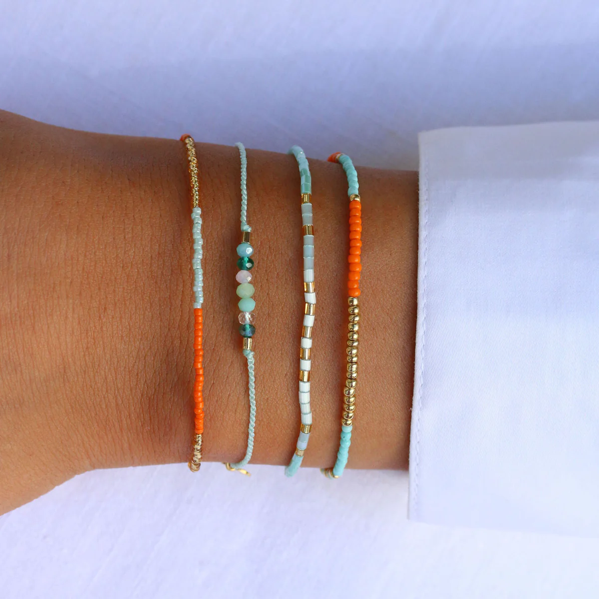 Armband Be Blush - Block Mix