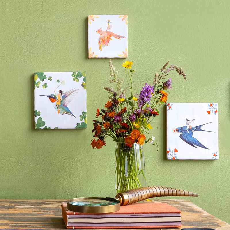 Keramikfliese / PARADIESVOGEL