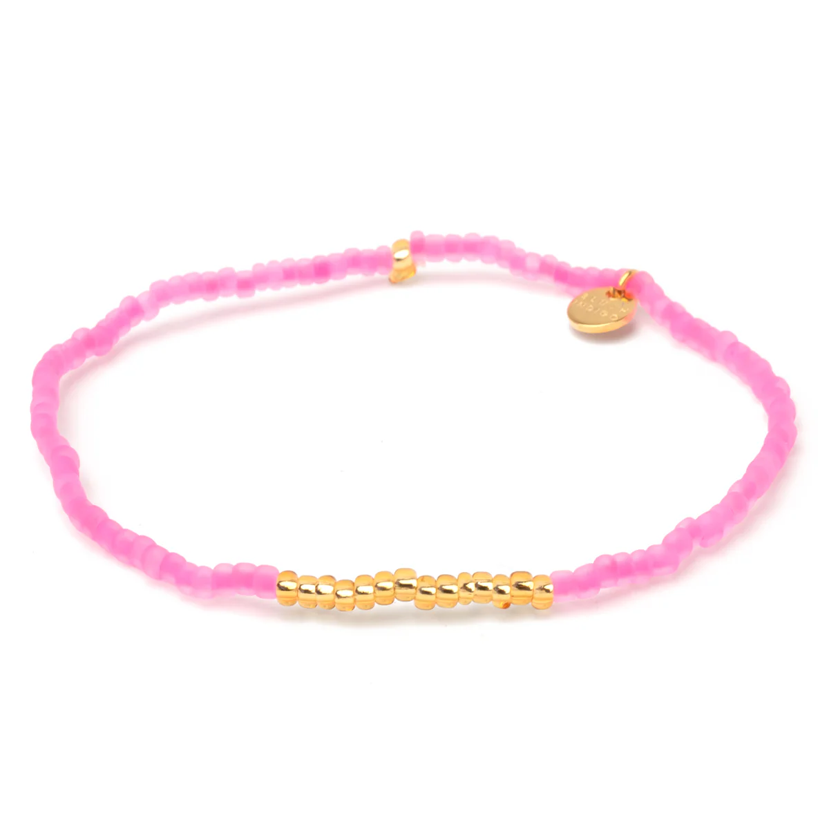 Armband Lumi - Neon Pink gold
