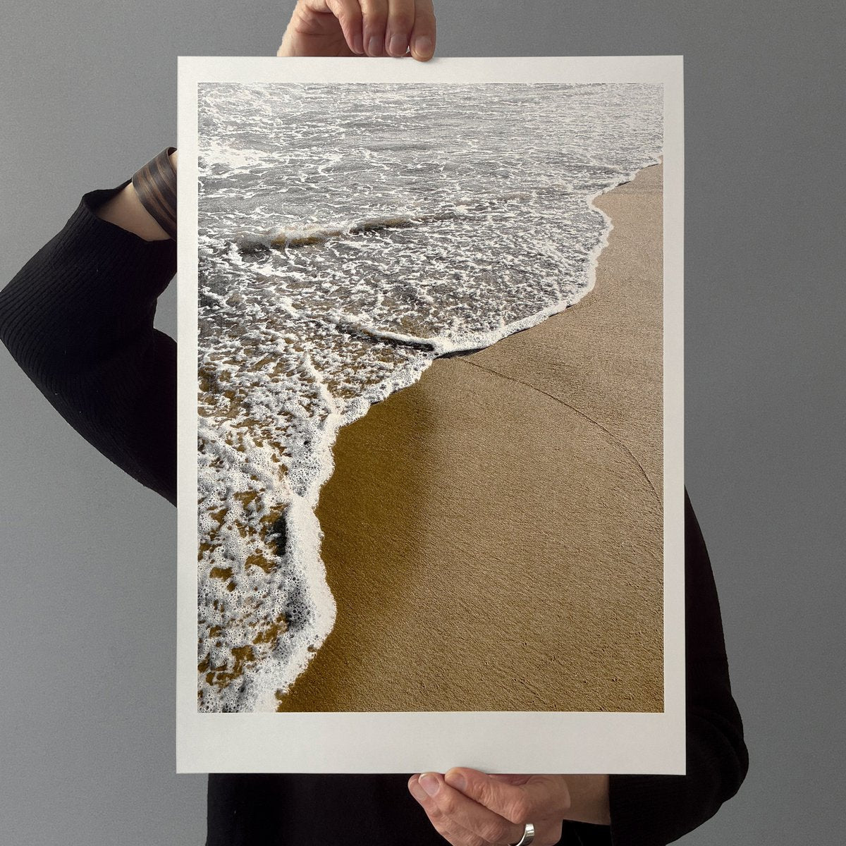 Riso Art Print / A3 / Whitewater / Strand und Meer / Risographie