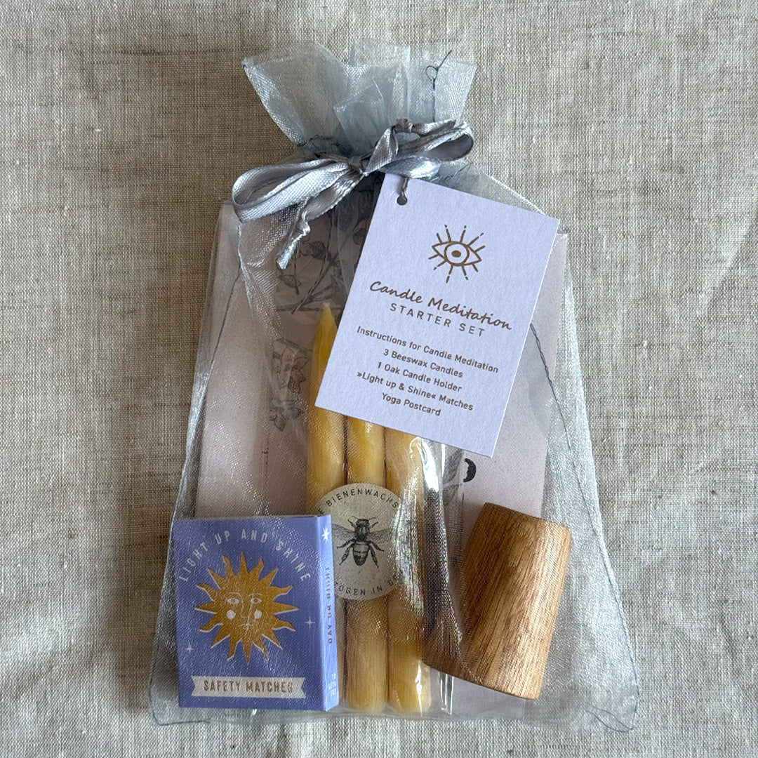 Kerzenmeditation Starter Set Englisch verpackt 