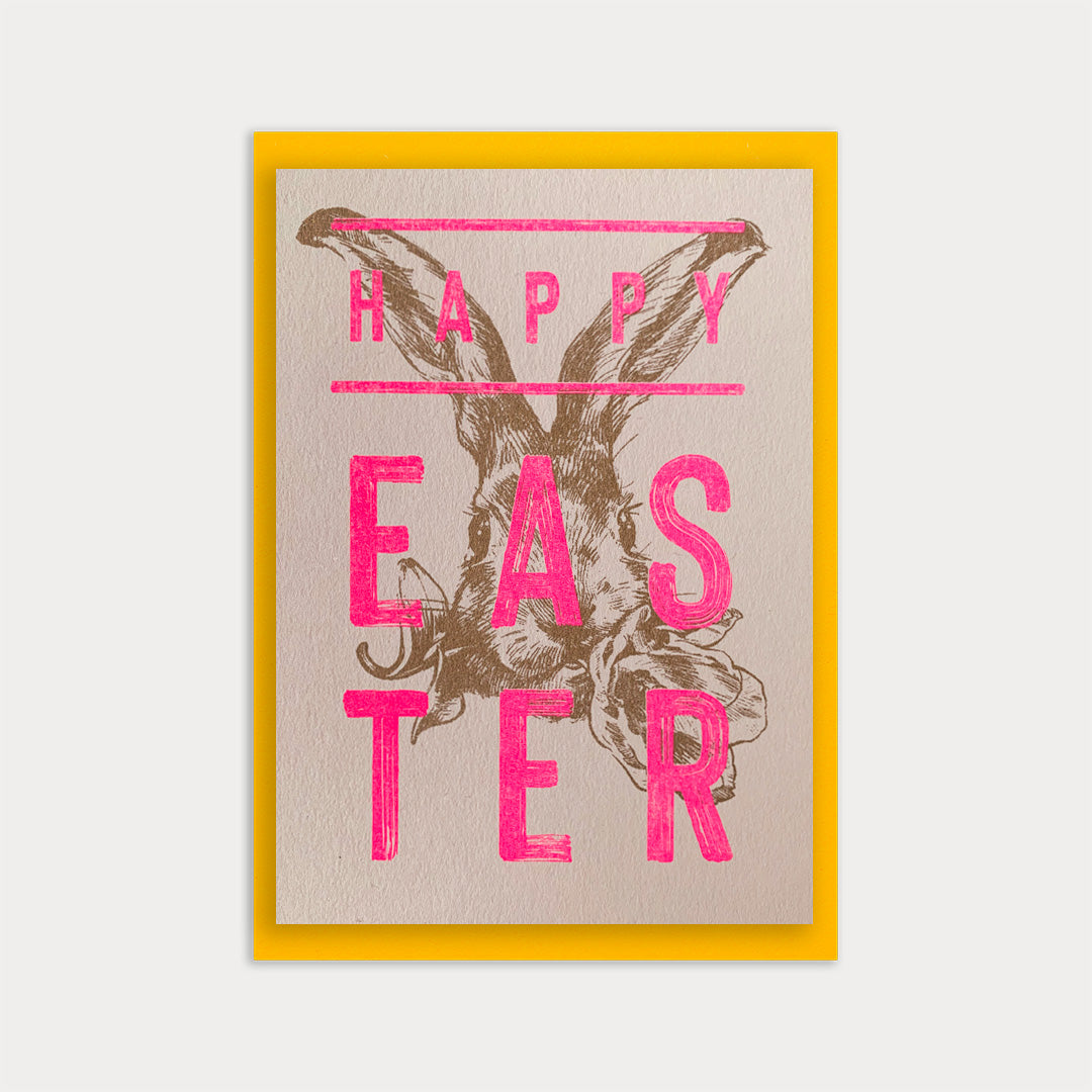 Osterkarte / Happy Easter / Premium Naturpapier - Togethery