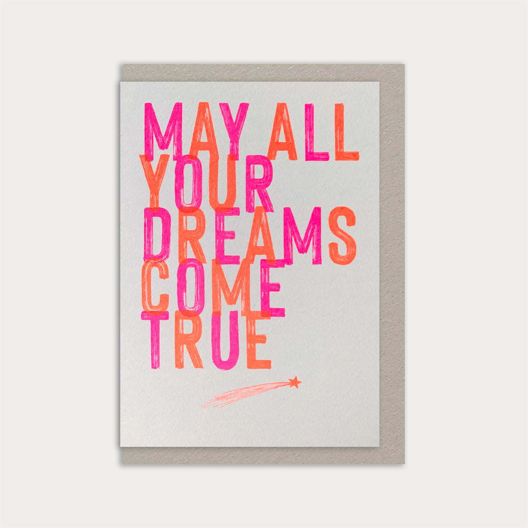 Klappkarte / May all your dreams come true - Togethery