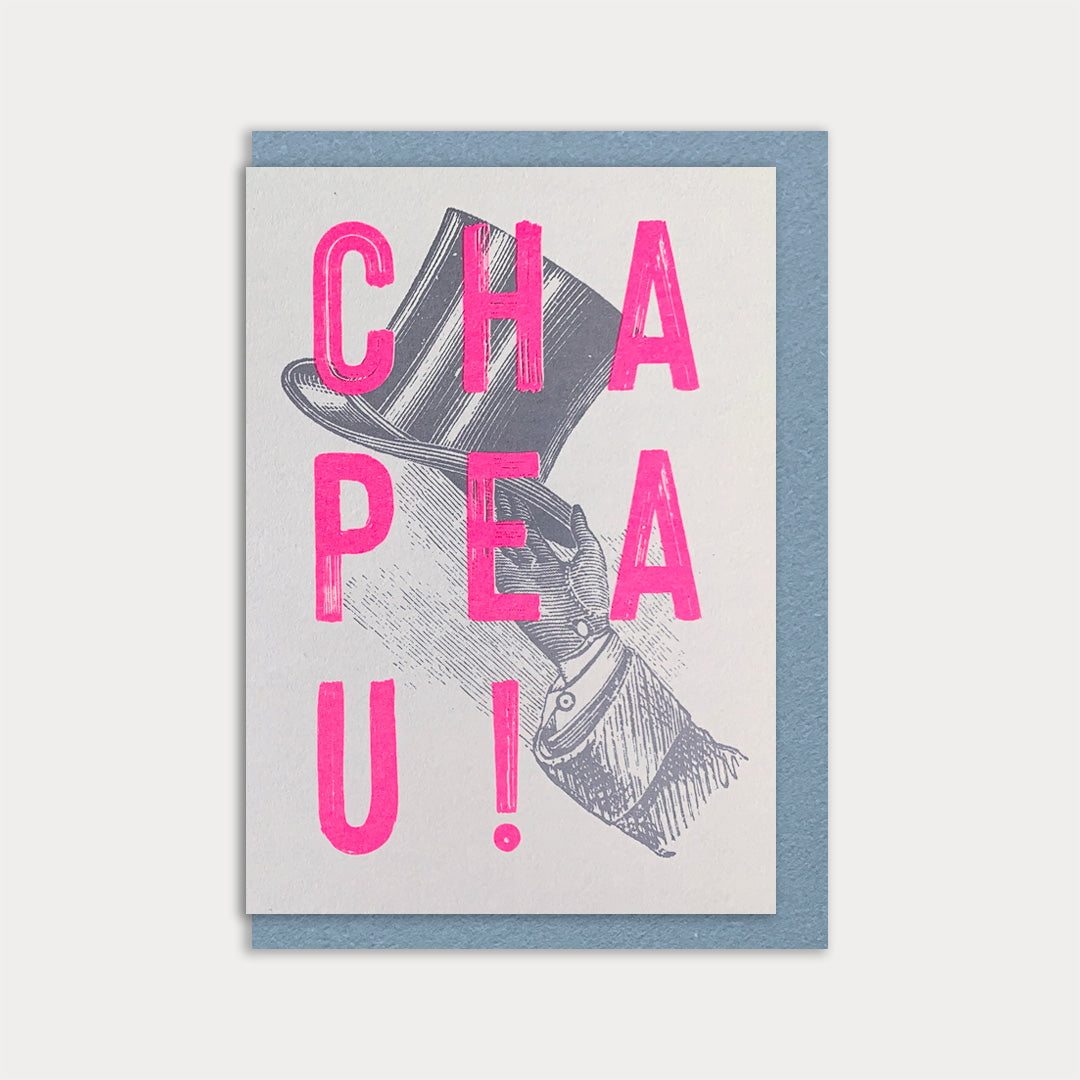 Klappkarte / Chapeau! / Recyclingpapier - Togethery