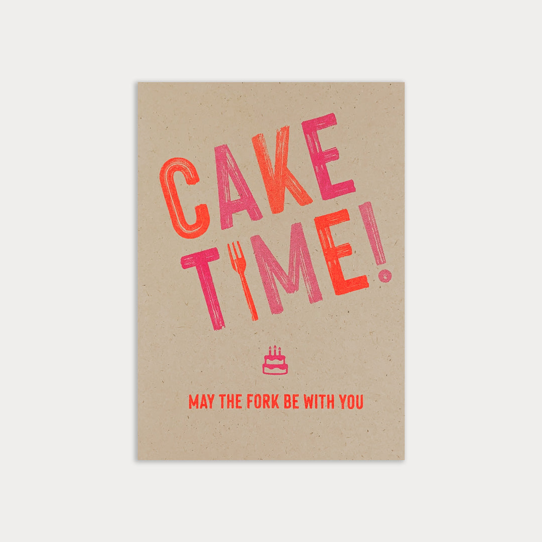 Postkarte / Cake Time - Togethery